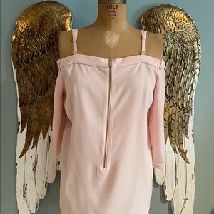 Pink Off The Shoulder Blouse
